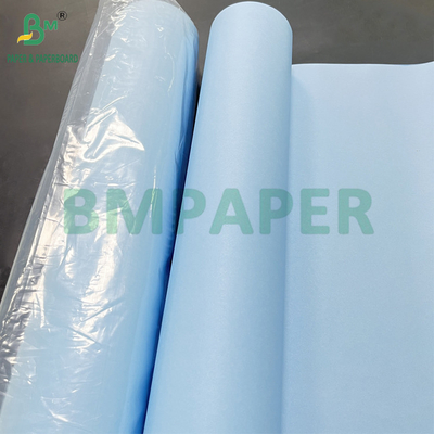 Impresión a chorro de tinta de gran formato 20 libras Rollo de papel CAD teñido de color azul 36 &quot;x 150 pies