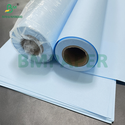 Buen dibujo de impresión de CAD de 20 libras de papel azul teñido de 24 pulgadas x 100 pies