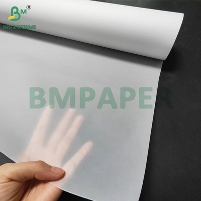 Papel translúcido de inyección de tinta de 83 gsm 93 gsm para dibujar bocetos 914 mm x 50 m