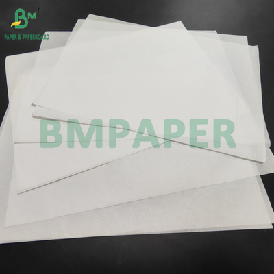Papel de embalaje a prueba de grasa de color blanco y café de 38 gramos para el revestimiento de las papas fritas