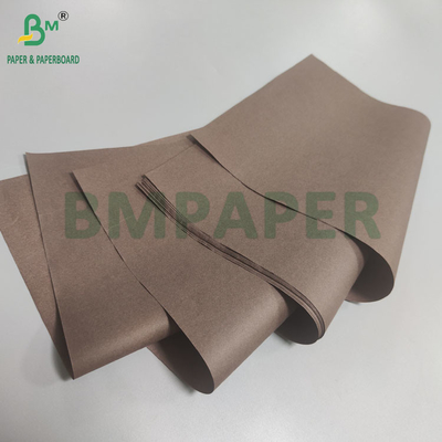 Papel de embalaje a prueba de grasa de color blanco y café de 38 gramos para el revestimiento de las papas fritas