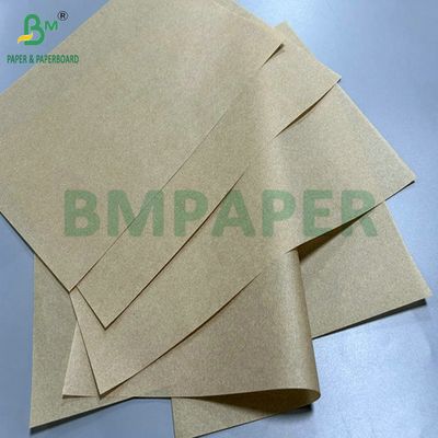 35 gr 38 gr Seguridad alimentaria Papel a prueba de grasa de color marrón para envolver hamburguesas A1 A0