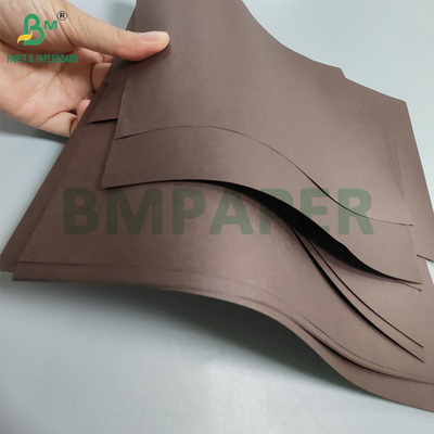 Papel resistente a la grasa de color café chocolate marrón para muffins Kit de tazas de horneado 3 5