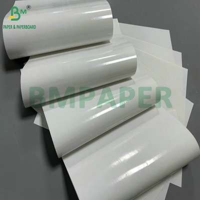Papel recubierto en PE de 100 gramos de dos lados 100% resistente al agua y brillante para hacer bolsas de embalaje de semillas