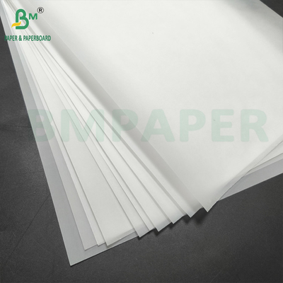 Rollo de papel de rastreo 24 pulgadas x 55 pulgadas Rollo de papel de rastreo blanco