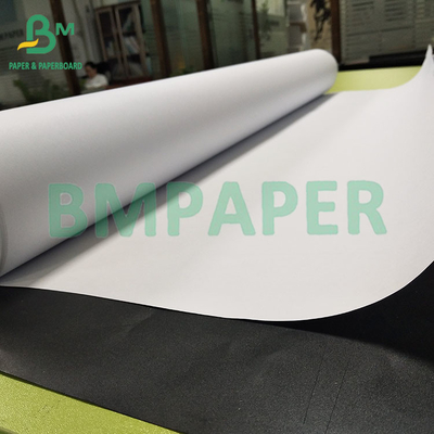 Papel de fianza CAD blanco sin recubrimiento de 20LB para ingeniería en rollos de 24&quot;*150 pies