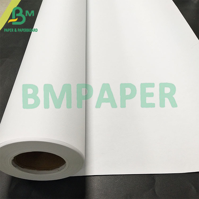 Papel de fianza CAD blanco sin recubrimiento de 20LB para ingeniería en rollos de 24&quot;*150 pies