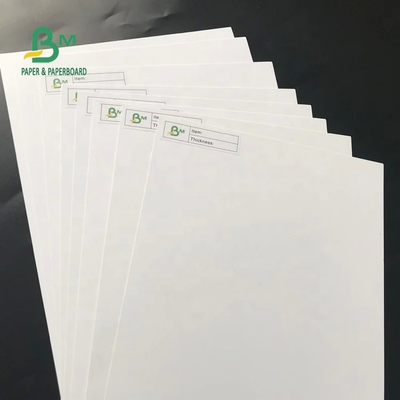 Papel de arte brillante recubierto de doble lado con doble recubrimiento brillante de 100-400 g.