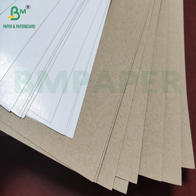 Papel blanco revestido de una cara de resistencia superior Kraftliner de superficie blanca 140g-220g