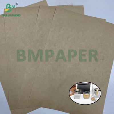 80g de papel de etiqueta de botella Kraft Color de resistencia al agua