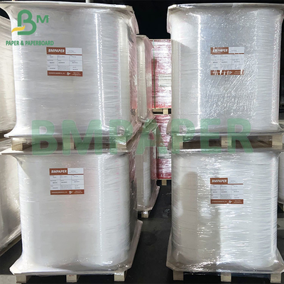 Papel de embalaje de paja impreso a medida de 28 gsm 44 mm fácilmente degradable