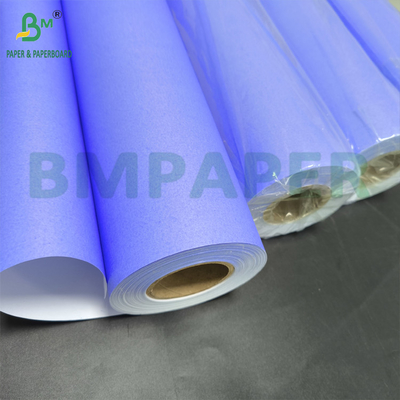 Papel de impresión digital de una sola cara Papel azul de 24 en x 50 yardas