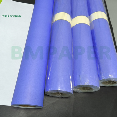 Papel de impresión digital de una sola cara Papel azul de 24 en x 50 yardas