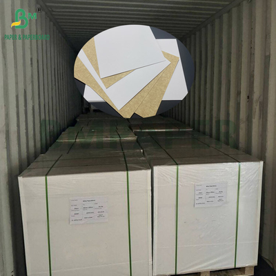 270 gramos 300 gramos Grado alimenticio recubierto de parte superior blanca KLB Kraft Back Carrier Board 31&quot; 43&quot;
