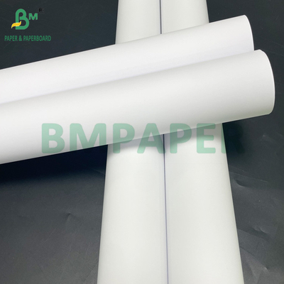 Blanco brillante de 24 libras 28 libras de color de inyección de tinta de papel laminado de cartón de 36 pulgadas x 150 pies