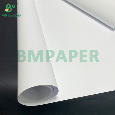 Blanco brillante de 24 libras 28 libras de color de inyección de tinta de papel laminado de cartón de 36 pulgadas x 150 pies