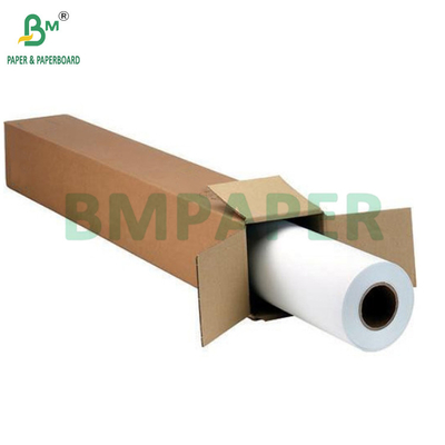 180GSM Large Format Matte Coated Inkjet Plotter Rollo de papel fotográfico de 61cm x 30m