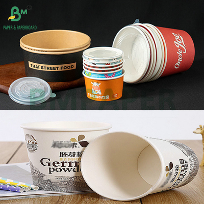 Papel revestido con PE 260gm + 15gm PE para hacer contenedores de pollo frito