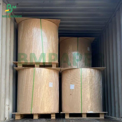 Buena resistencia de 150 gramos a 400 gramos de papel kraft natural marrón en rollos o hojas para tazas de alimentos