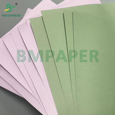 100 gm 120 gm Papel Kraft Rosa Bolsa de Papel de Dos Lados de Color
