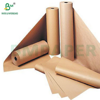 Bolsa de comestibles Kraft natural de color marrón de papel de 60 libras 70 libras Bolsa reciclada Kraft