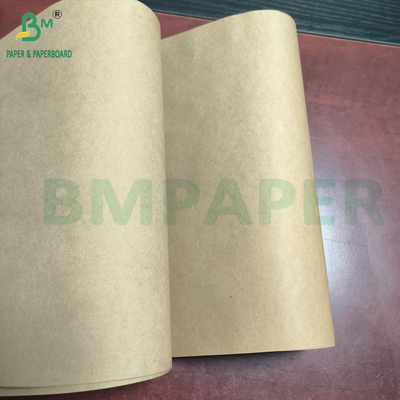 Color natural 60gm 100gm 120gm Papel artesanal marrón para bolsas de compras en hojas