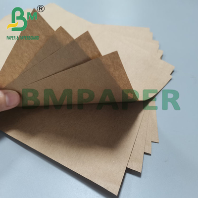 80 g de papel kraft de resistencia húmeda marrón para etiquetas de envases de alimentos congelados
