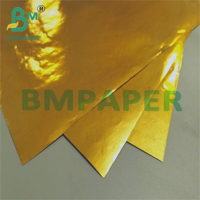 70 gramos de papel dorado brillante de resistencia a la humedad para etiquetas de bebidas 70 cm x 100 cm