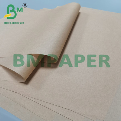 34 g 635 mm de ancho Papel de abrigo sin blanquear de grado alimenticio con silicones a prueba de grasa