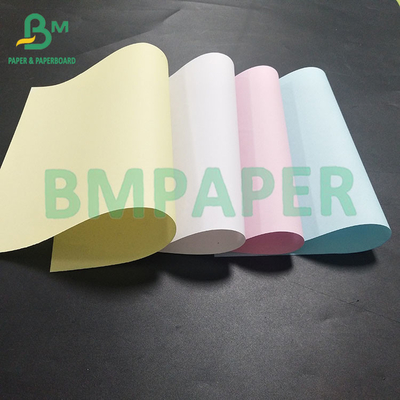 60GSM 75GSM Colorido sin carbono NCR ATM recibo de papel rollo CB CFB CF