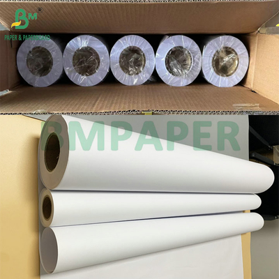 24 'Rollas de gran formato 20 lb. Cad de inyección de tinta Bond Rolls 5 rollos por caja 2' 'núcleo