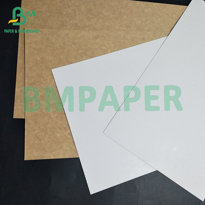 Papel Kraft revestido con arcilla de grado alimenticio de 200 gm 360 gm para envases de yogur