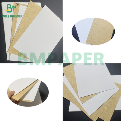 200gm 250gm Grado alimenticio CKB cartón de papel Kraft arcilla Blanco recubierto Kraft Volver para embalaje de bebidas