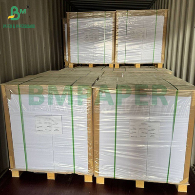 200gm 250gm Grado alimenticio CKB cartón de papel Kraft arcilla Blanco recubierto Kraft Volver para embalaje de bebidas