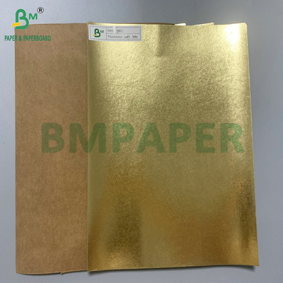 Basado en fibra 0.35mm 0.55mm Kraft Papel Wshable Texturas suaviza las arrugas