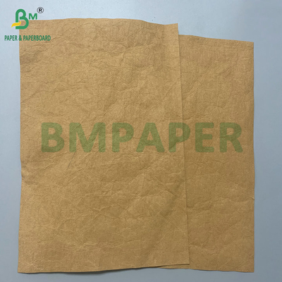 Basado en fibra 0.35mm 0.55mm Kraft Papel Wshable Texturas suaviza las arrugas