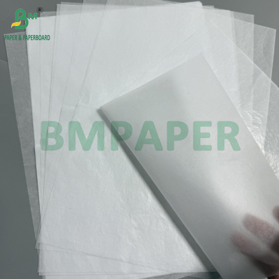 17g 20g Papel semitranslúcido de dos lados Papel para envolver alimentos brillante