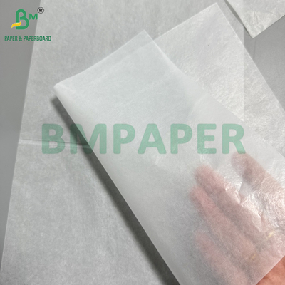 17g 20g Papel semitranslúcido de dos lados Papel para envolver alimentos brillante