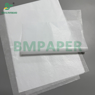 17g 20g Papel semitranslúcido de dos lados Papel para envolver alimentos brillante