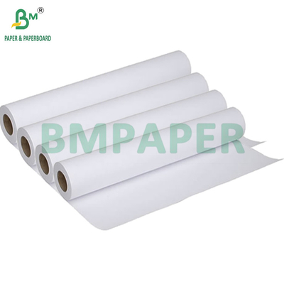 Papel de dibujo de inyección de tinta ultrablanco sin recubrimiento de 20 libras para impresoras de gran formato