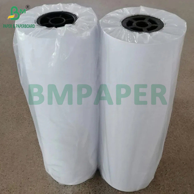 Papel de dibujo de inyección de tinta ultrablanco sin recubrimiento de 20 libras para impresoras de gran formato