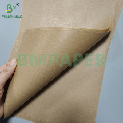 40GSM Papel de hornear desechable de grado alimenticio marrón para microondas
