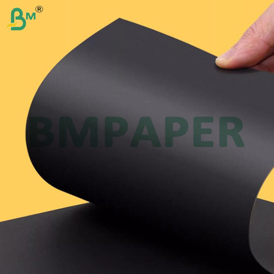 Papel negro liso 28 libras 32 libras 8 1/2 x 11 pulgadas Jet papel negro