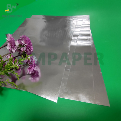 68gm 70gm de plata Metallizado de papel de resistencia húmeda para la cerveza de cuello de etiqueta 700mm