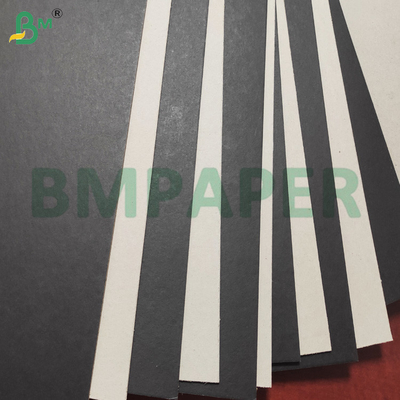 Ultra rigidez 2.0mm Color negro Blanco Color de cartón laminado con espalda gris