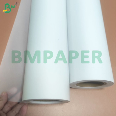 80 gsm Rollo de papel de dibujo de alta rigidez de trazado semitransparente