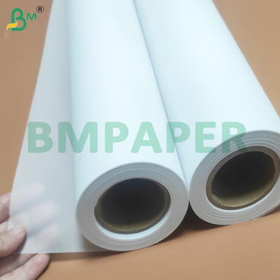 80 gsm Rollo de papel de dibujo de alta rigidez de trazado semitransparente