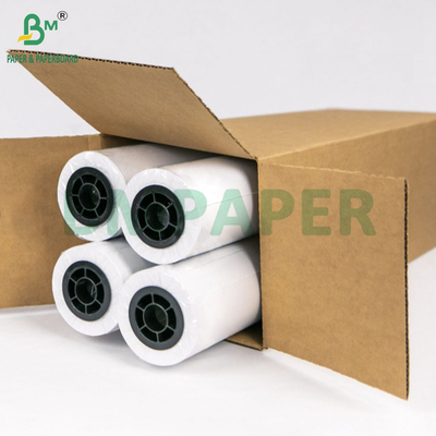 20LB papel sin recubrimiento de gran formato de inyección de tinta para impresoras HP 36′′ X 150′ 2′′ CORE