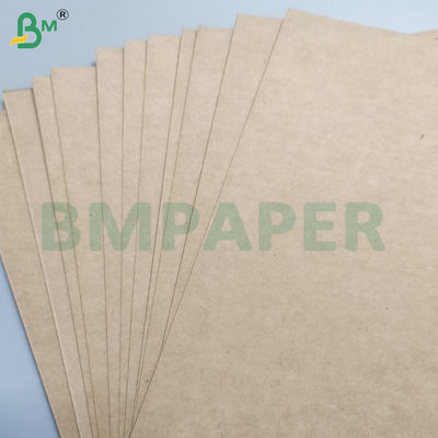 190gm+15gm Revestimiento de PE seguro para alimentos Papel de bolsita marrón virgen