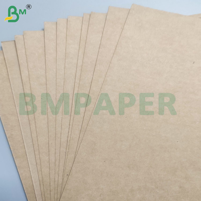 190gm+15gm Revestimiento de PE seguro para alimentos Papel de bolsita marrón virgen